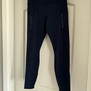 Athleta Navy Rainier Tights